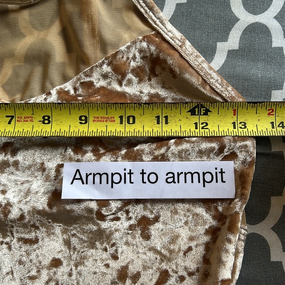 Sadie Jane velvet bodysuit szAS - Picture 8 of 9